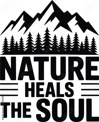 Mountains forest nature heals the soul trees healing