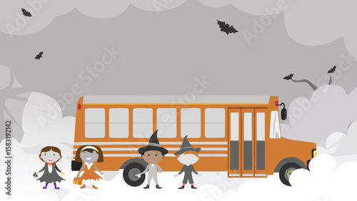 vector illustration of a bus