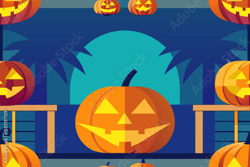 A ghost with a skeleton friend in a graveyard vector illustration