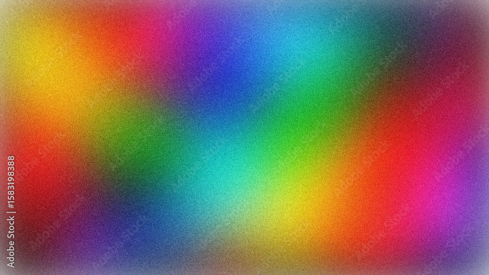 Obraz premium Vibrant blurred rainbow spectrum featuring a gradient, colorful backdrop with a dreamy and painterly aesthetic creates a visually pleasing texture.