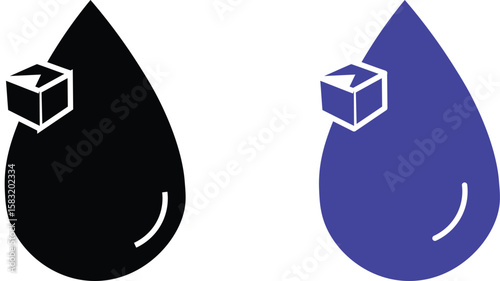 Blood sugar icon thin flat outline style vector sign. blood glucose icon thin flat outline style vector sign