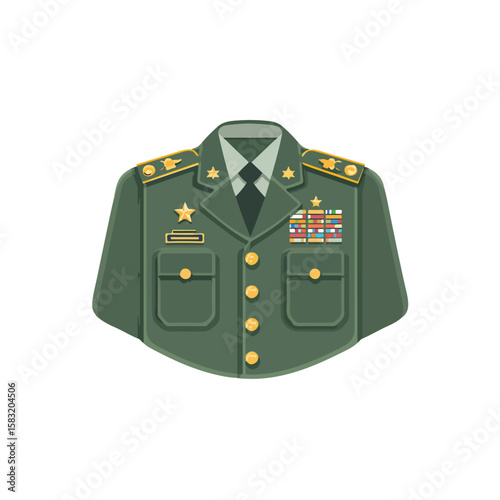 chief warrant officer rank isolated in White Backgroundd, chief warrant officer rank vector, Flat lay vector illustration