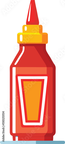 bottle sauce plastic object