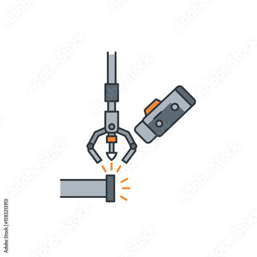 Remote Welding Manipulator Icon