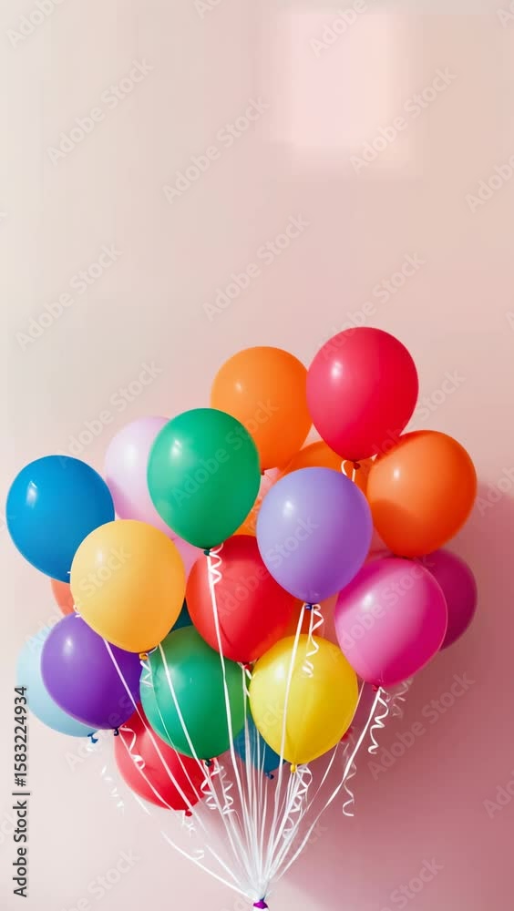 Vibrant balloons create a cheerful atmosphere for imaginative celebrations and joyful gatherings