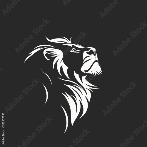 Wallpaper Mural lion head vector illustration Torontodigital.ca