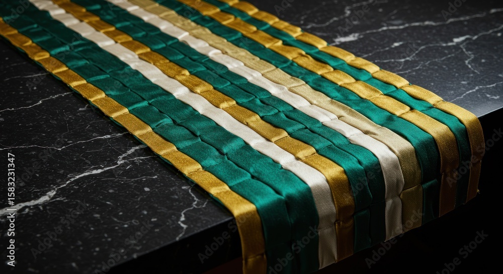 Obraz premium Table runner, vibrant colors