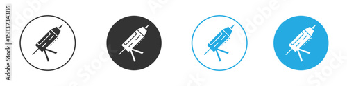 Sealants gun icon, simple flat style, illustration, logo sign symbol pictogram template, for ui or ux.