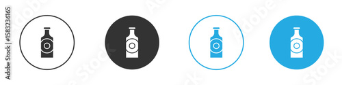 Olive oil icon, simple flat style, illustration, logo sign symbol pictogram template, for ui or ux.