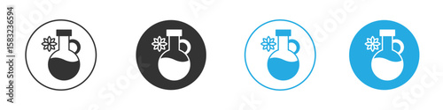Massage oil icon, simple flat style, illustration, logo sign symbol pictogram template, for ui or ux.