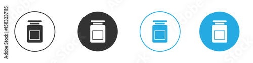 Jar icon, simple flat style, illustration, logo sign symbol pictogram template, for ui or ux.