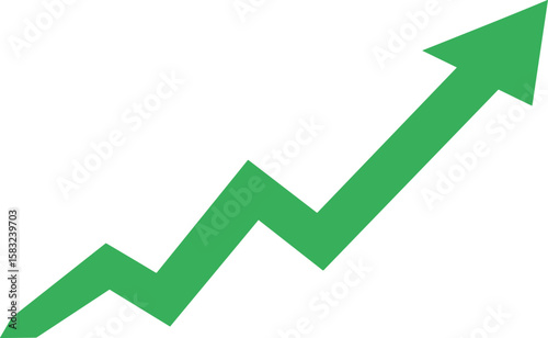 green stock market uptrend chart graph png file