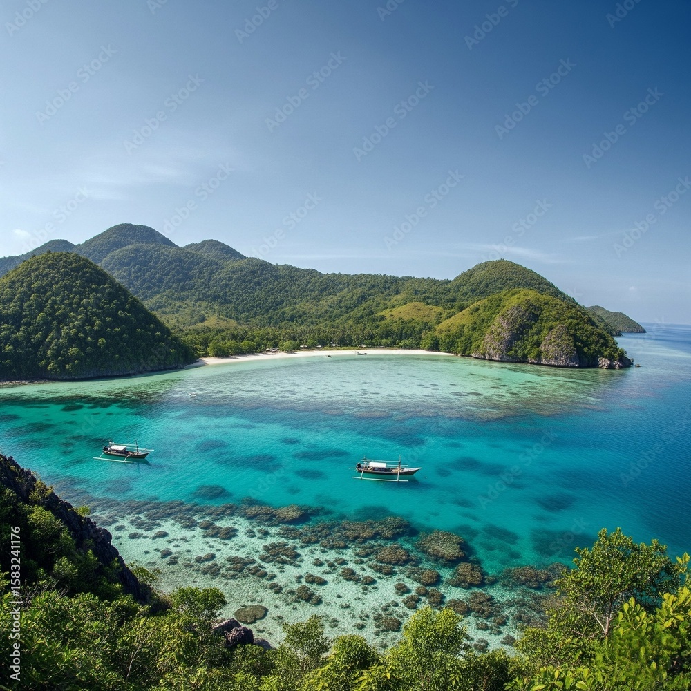 Obraz premium tropical beach in Indonesia