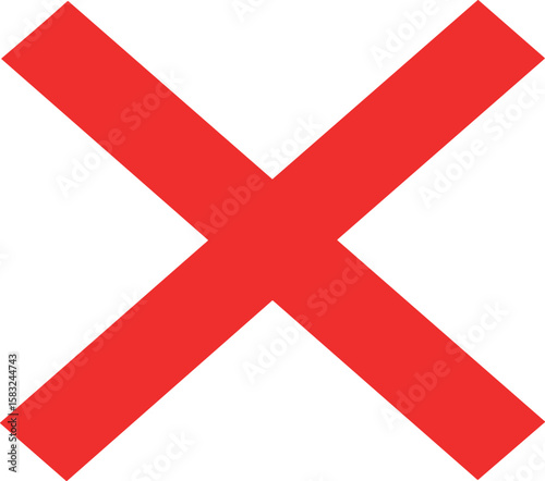wrong icon red cross mark on transparent background png file type
