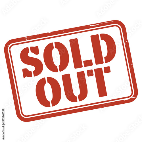 Sold out stamp sold out grunge square sign
