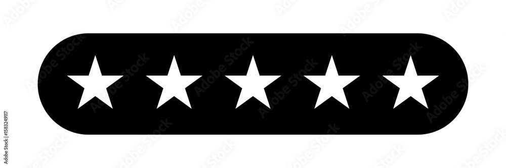 Obraz premium Feedback star. Star rate bar