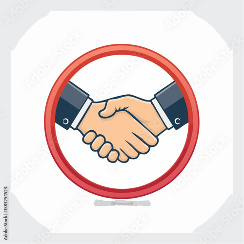 Handshake icon symbolizing agreement