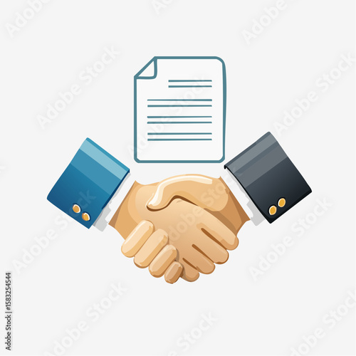 Handshake icon symbolizing agreement