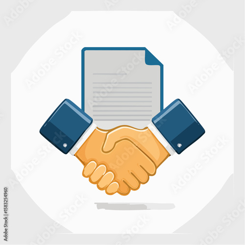 Handshake icon symbolizing agreement