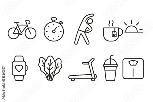 Casino, gambling outline icon set. jackpot, poker, chip icons outline collection
