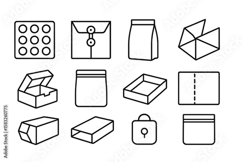 Fishing and outdoor linear icon set. catch, hook, adventure line icons collection