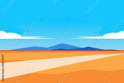 salt flats stretching under a huge open sky