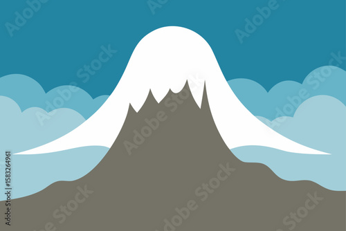 veil of fog covering a wide valley
