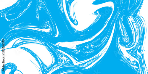 Abstract blue background with dynamic waves and a seamless ocean-inspired pattern, perfect for a modern vector illustration or elegant summer backdrop design