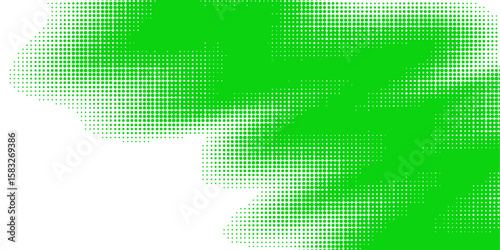 Green Halftone Elegance The vibrant green color, an artistic fusion with delicate halftone pattern, offers a unique look for creative projects.