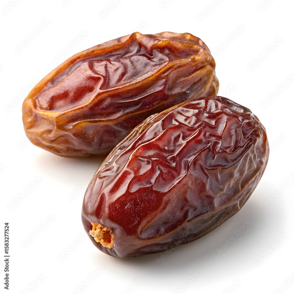 Khadrawy Date – Lush Amber Softness on Clean White Background Khadrawy Date – Lush Amber Softness on Clean White Background