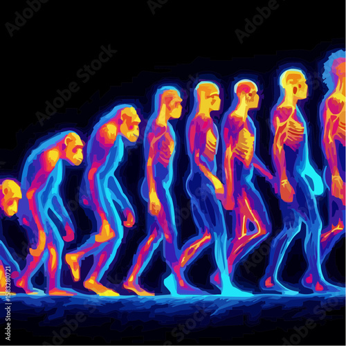 
alternative digital art showing the evolution of humanity 90