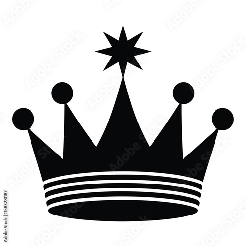 "Elegant Crown Icon"