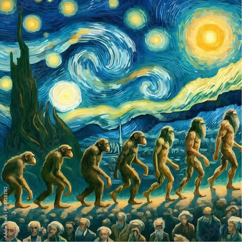 
alternative digital art showing the evolution of humanity 18