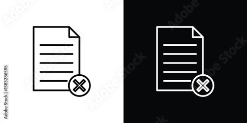 Paperless icon line for web, mobile and infographics.