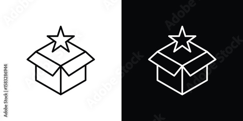New product icon line for web, mobile and infographics.