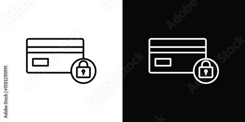 Credit limit icon line for web, mobile and infographics.