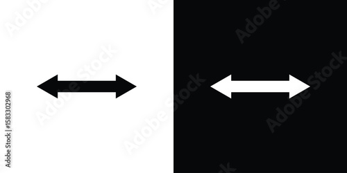 Double arrow icon vector graphics. Flat solid black vector set