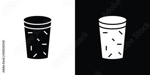 Cork wine icon vector graphics. Flat solid black vector set