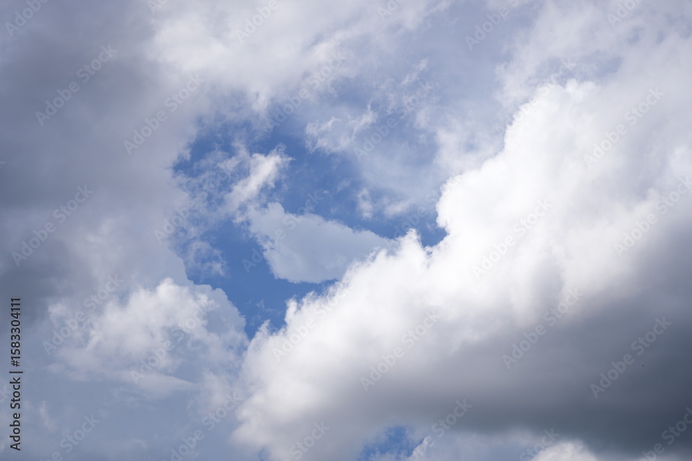 Obraz premium blue sky with clouds