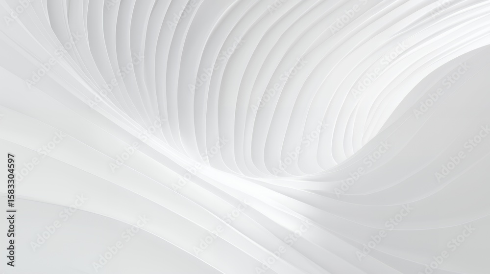 Ultra-minimalist white abstract surface with concave shapes, glowing softly in a futuristic design. Ultra-minimalist white abstract surface with concave shapes, glowing softly in a futuristic design.