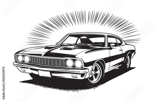 Car line art drawing, outline car Design, car coloring page, car sketch vector art illustration, car line silhouette design