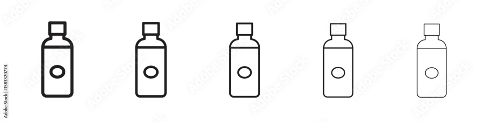 Fototapeta premium Olive oil icon vector Art line Illustrations collection