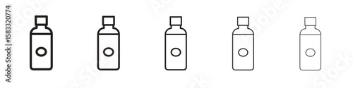 Olive oil icon vector Art line Illustrations collection