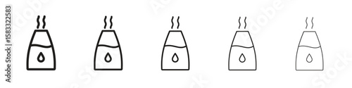 Humidifier icon vector Art line Illustrations collection