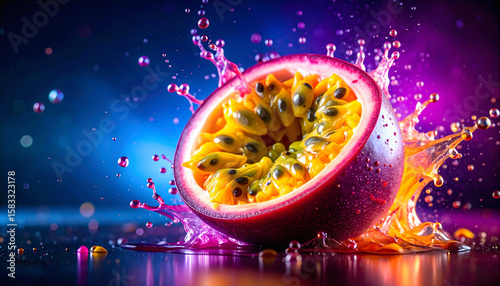 Vivid passion fruit