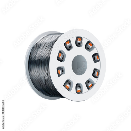 Tape roller isolated