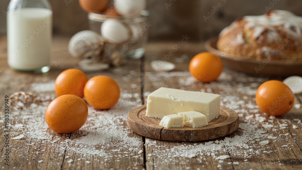 Preparation process of baking with eggs, egg yolks, and butter Preparation process of baking with eggs, egg yolks, and butter