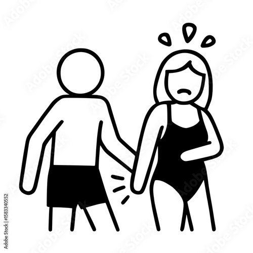 unwanted sexual behavior,  unwanted touch: raising awareness of sexual harassment at pools and beaches