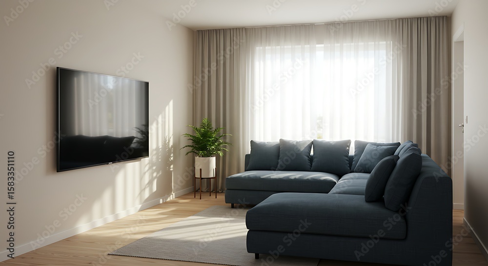 Fototapeta premium Sunlit Sanctuary