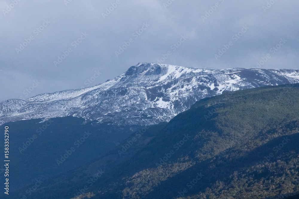 Fototapeta premium Mountains with snow in Patagonia